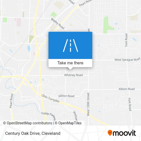 Mapa de Century Oak Drive