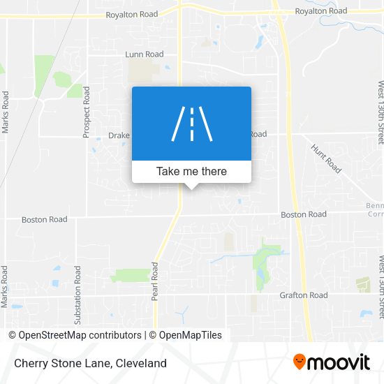 Mapa de Cherry Stone Lane