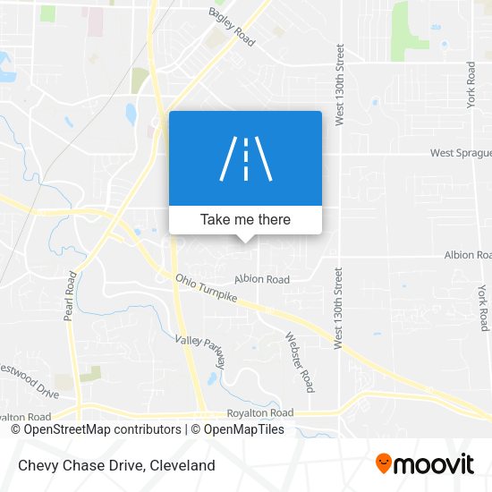Mapa de Chevy Chase Drive