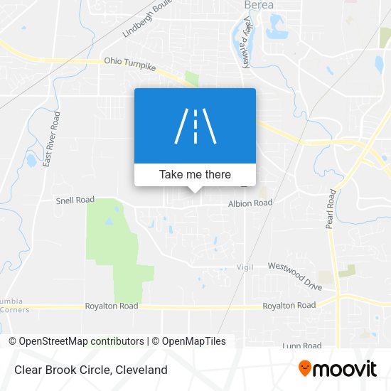Clear Brook Circle map