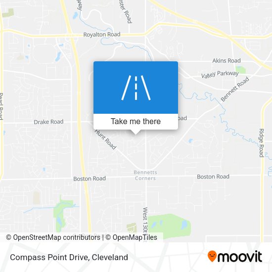 Compass Point Drive map