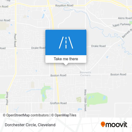 Dorchester Circle map