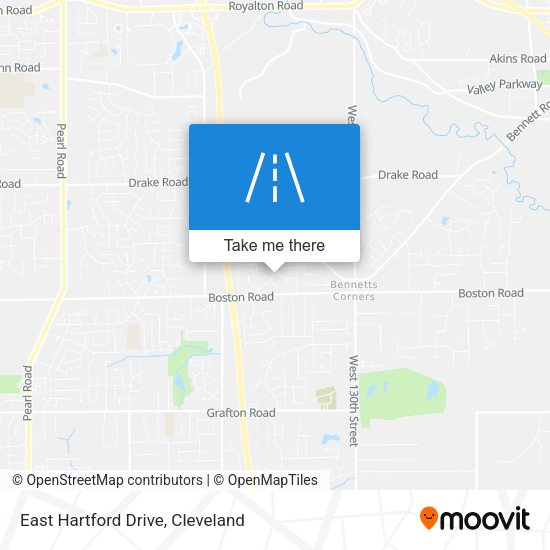 East Hartford Drive map