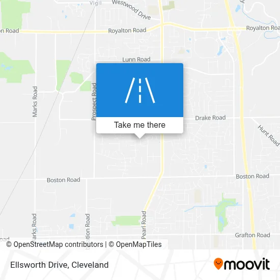 Ellsworth Drive map