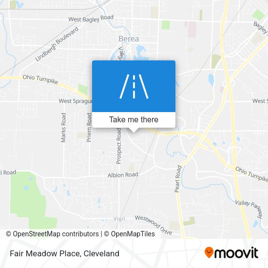 Fair Meadow Place map