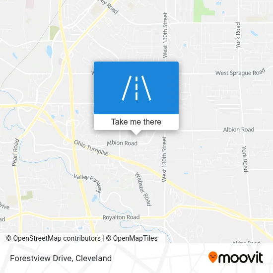 Forestview Drive map