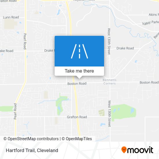 Mapa de Hartford Trail