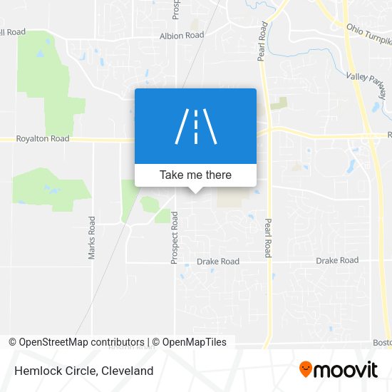 Mapa de Hemlock Circle