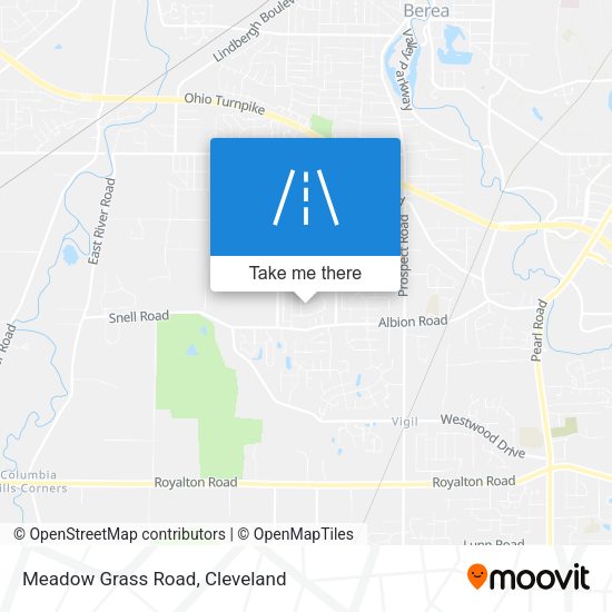 Meadow Grass Road map