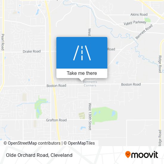 Olde Orchard Road map