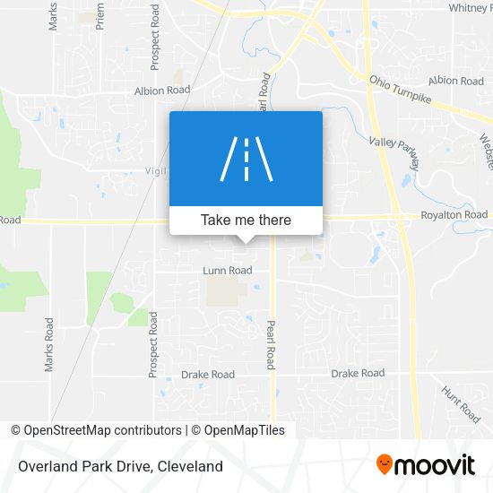Mapa de Overland Park Drive
