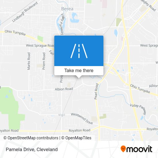 Mapa de Pamela Drive