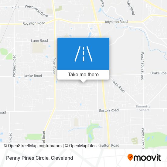 Mapa de Penny Pines Circle