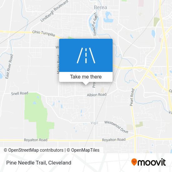 Pine Needle Trail map