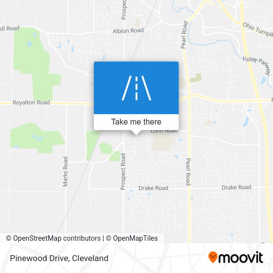 Mapa de Pinewood Drive