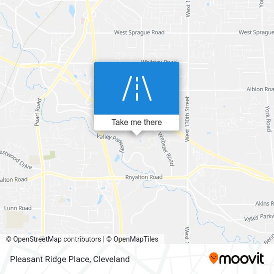 Pleasant Ridge Place map
