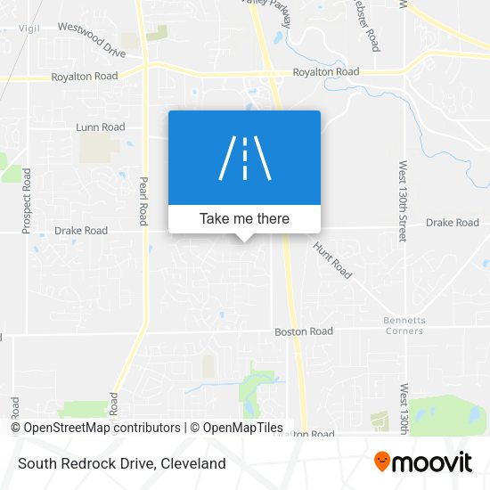 Mapa de South Redrock Drive