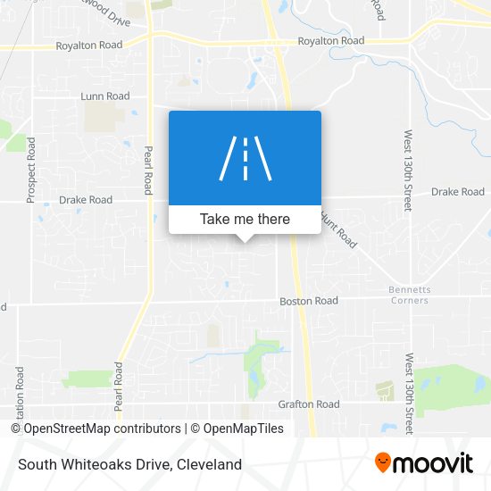 Mapa de South Whiteoaks Drive