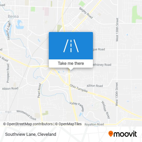 Southview Lane map