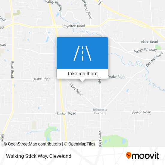 Walking Stick Way map