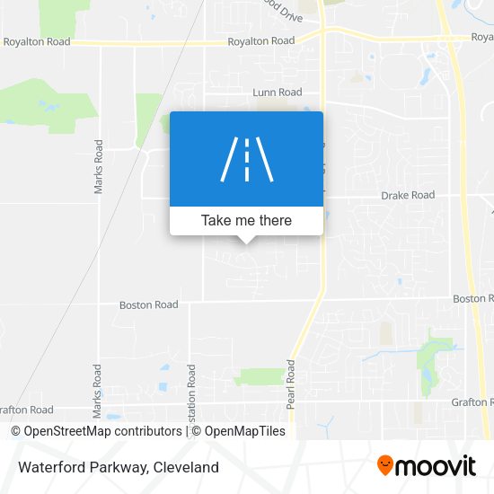 Waterford Parkway map