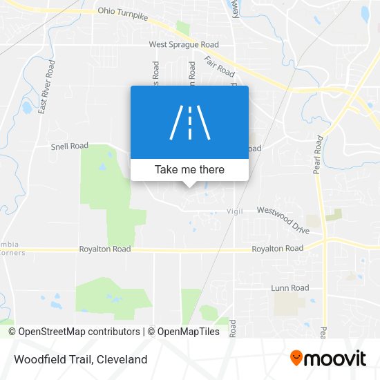 Mapa de Woodfield Trail