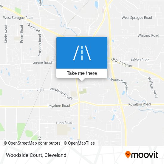 Mapa de Woodside Court