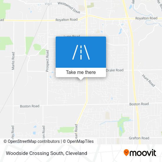 Woodside Crossing South map