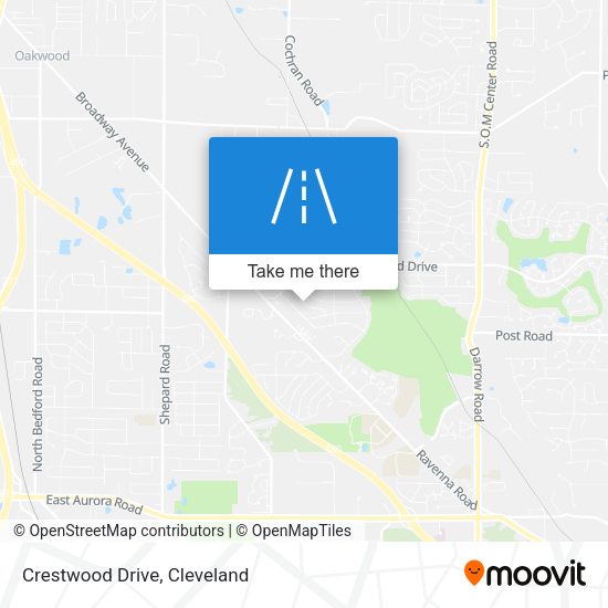 Crestwood Drive map