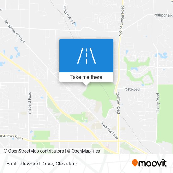 Mapa de East Idlewood Drive
