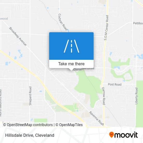 Mapa de Hillsdale Drive