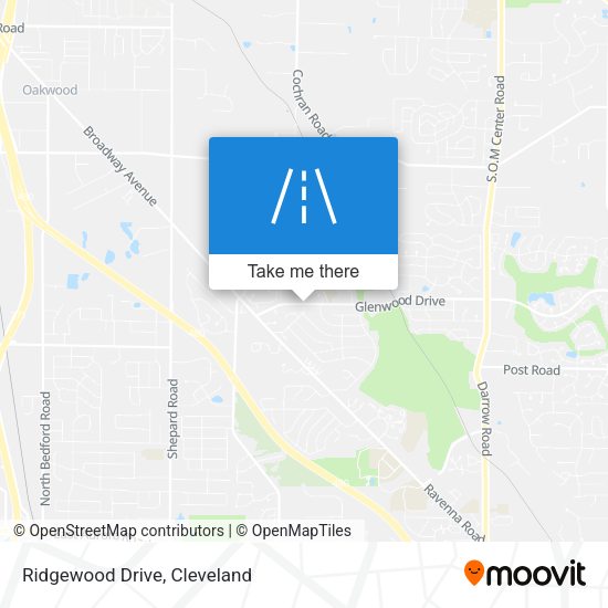 Ridgewood Drive map