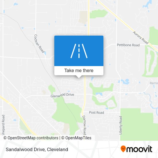 Mapa de Sandalwood Drive