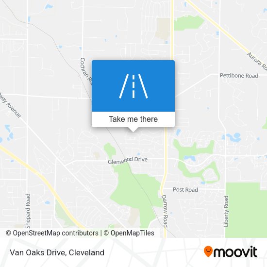 Mapa de Van Oaks Drive