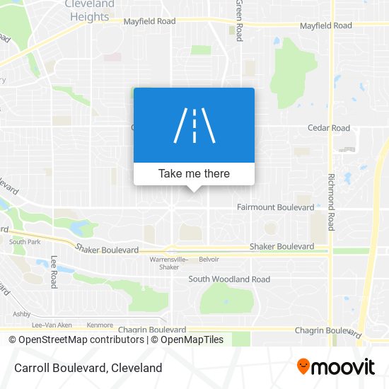 Carroll Boulevard map