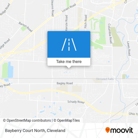 Mapa de Bayberry Court North