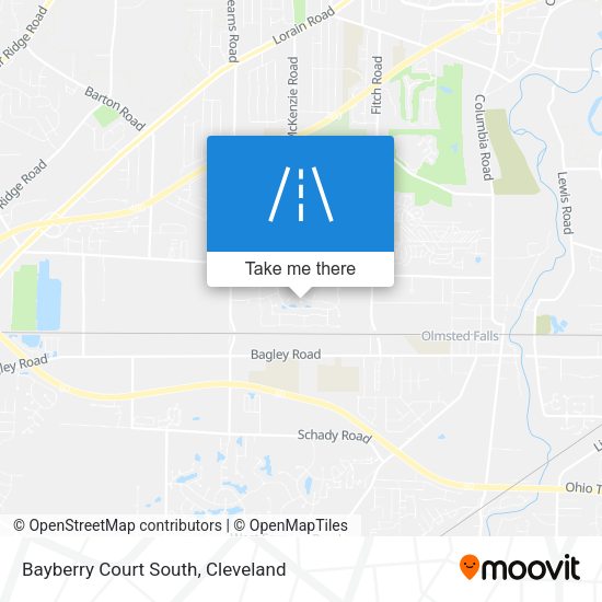 Bayberry Court South map