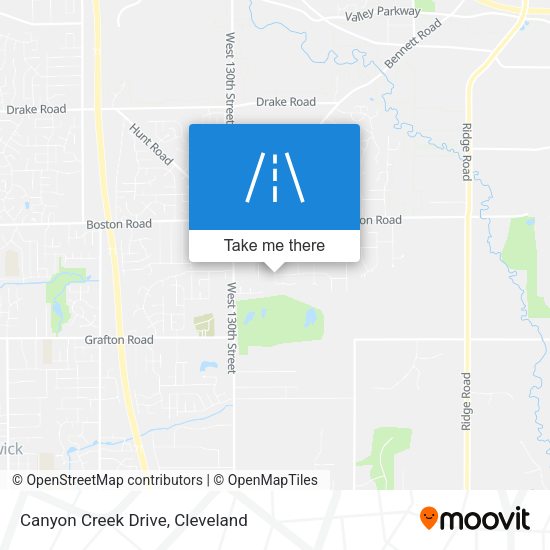 Mapa de Canyon Creek Drive