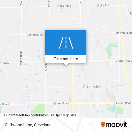 Cliffwood Lane map