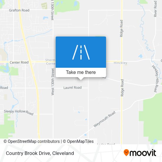 Country Brook Drive map