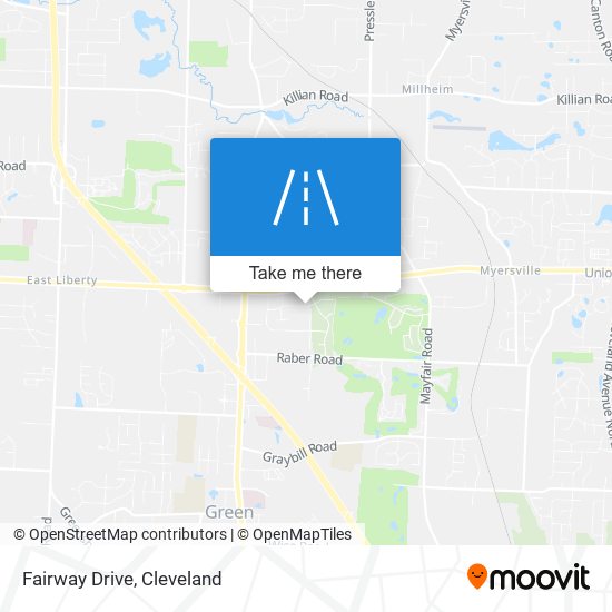 Fairway Drive map