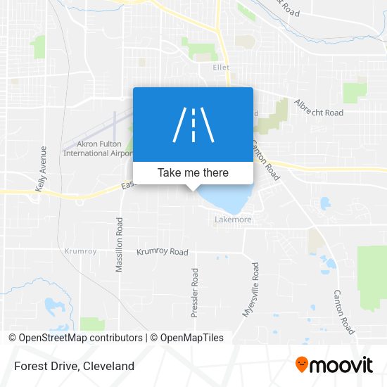 Mapa de Forest Drive