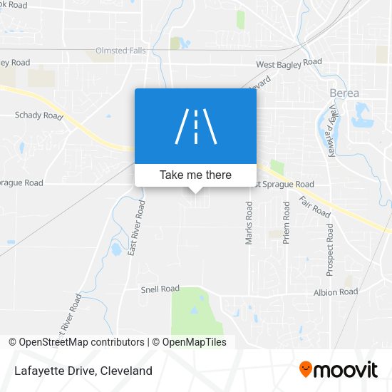 Mapa de Lafayette Drive