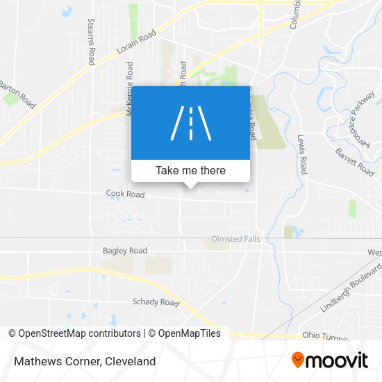 Mapa de Mathews Corner
