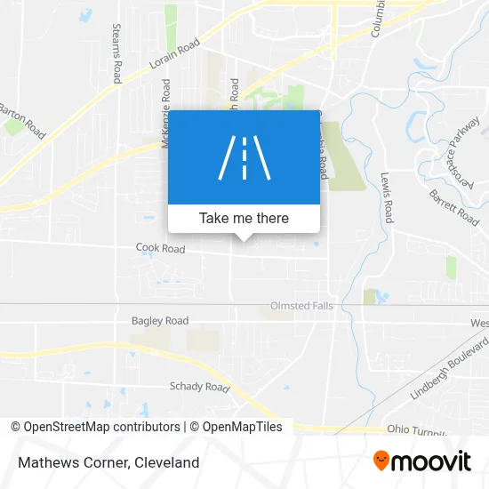 Mathews Corner map