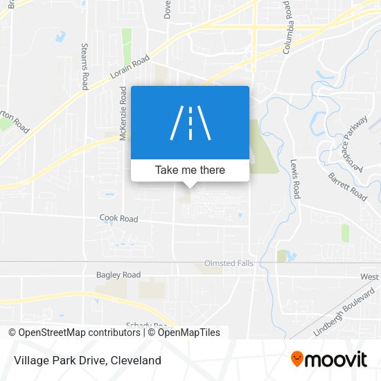 Village Park Drive map