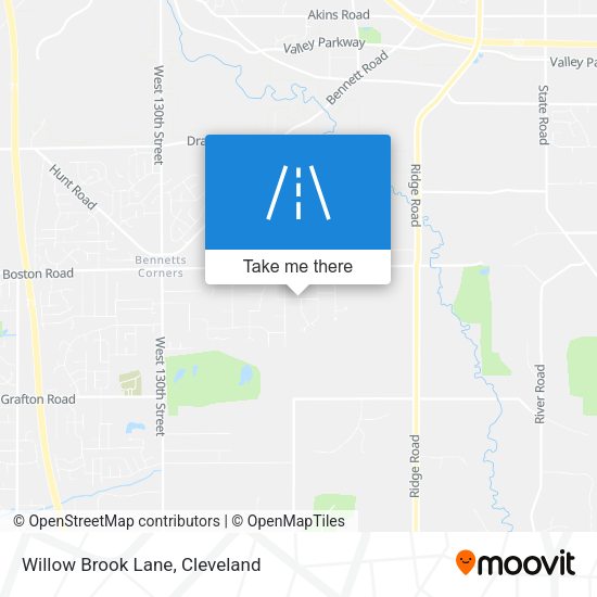 Willow Brook Lane map