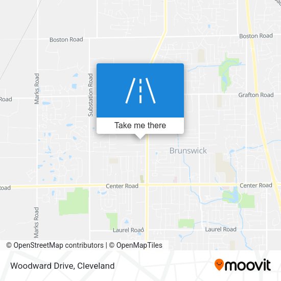 Mapa de Woodward Drive