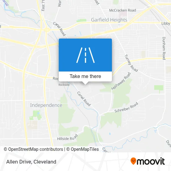 Allen Drive map
