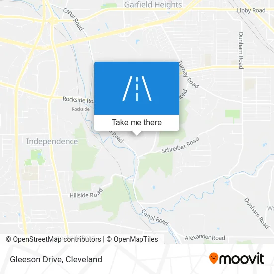 Gleeson Drive map